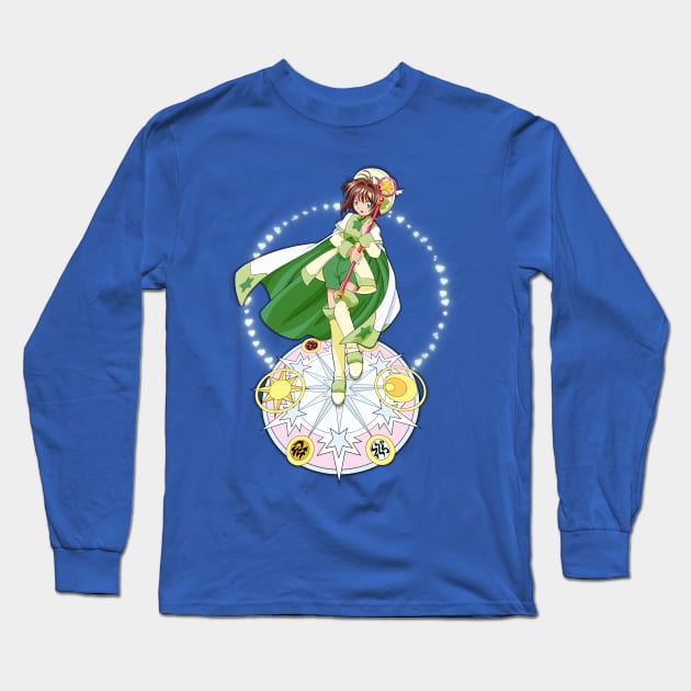 Card Captor Sakura - Sakura Long Sleeve T-Shirt by Nykos